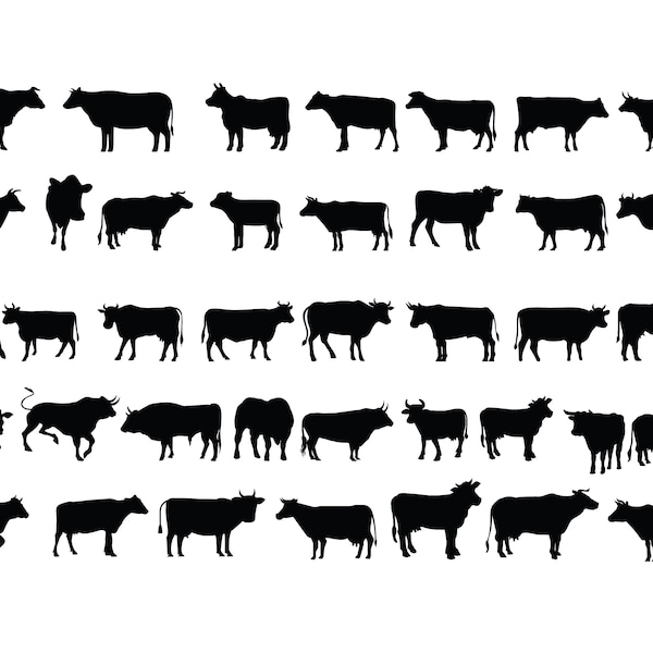 COW SVG, FARM Animals Svg, Farm Animal Svg cut files for Cricut, Cow Cut files for Cricut