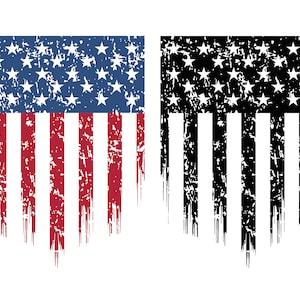 DISTRESSED USA FLAG, American distressed flag Svg, Distressed American flag for Cricut, 4th of July Svg