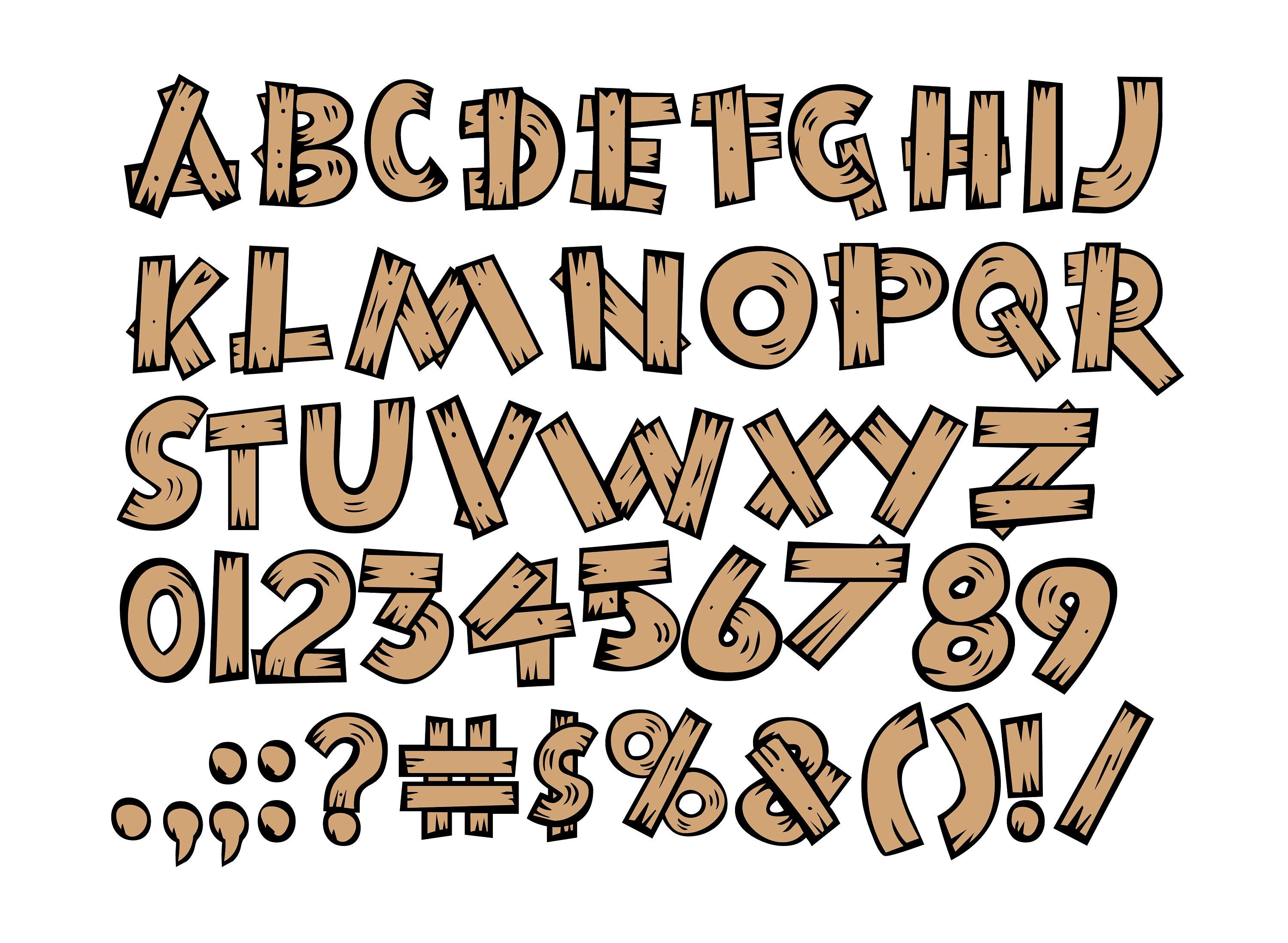 WOOD ALPHABET SVG Plank Alphabet Svg Wood Font Letters and Etsy Australia