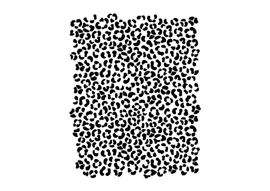 LEOPARD PATTERN SVG Leopard Print Svg Leopard Spots Svg | Etsy