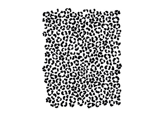 LEOPARD PATTERN SVG Leopard Print Svg Leopard Spots Svg | Etsy