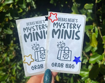 Mystiska mini-klistermärken gripväskor 10 st | 20 st | 50 st