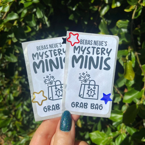 Mystery Mini Sticker Grab Bags 10pcs | 20pcs | 50pcs