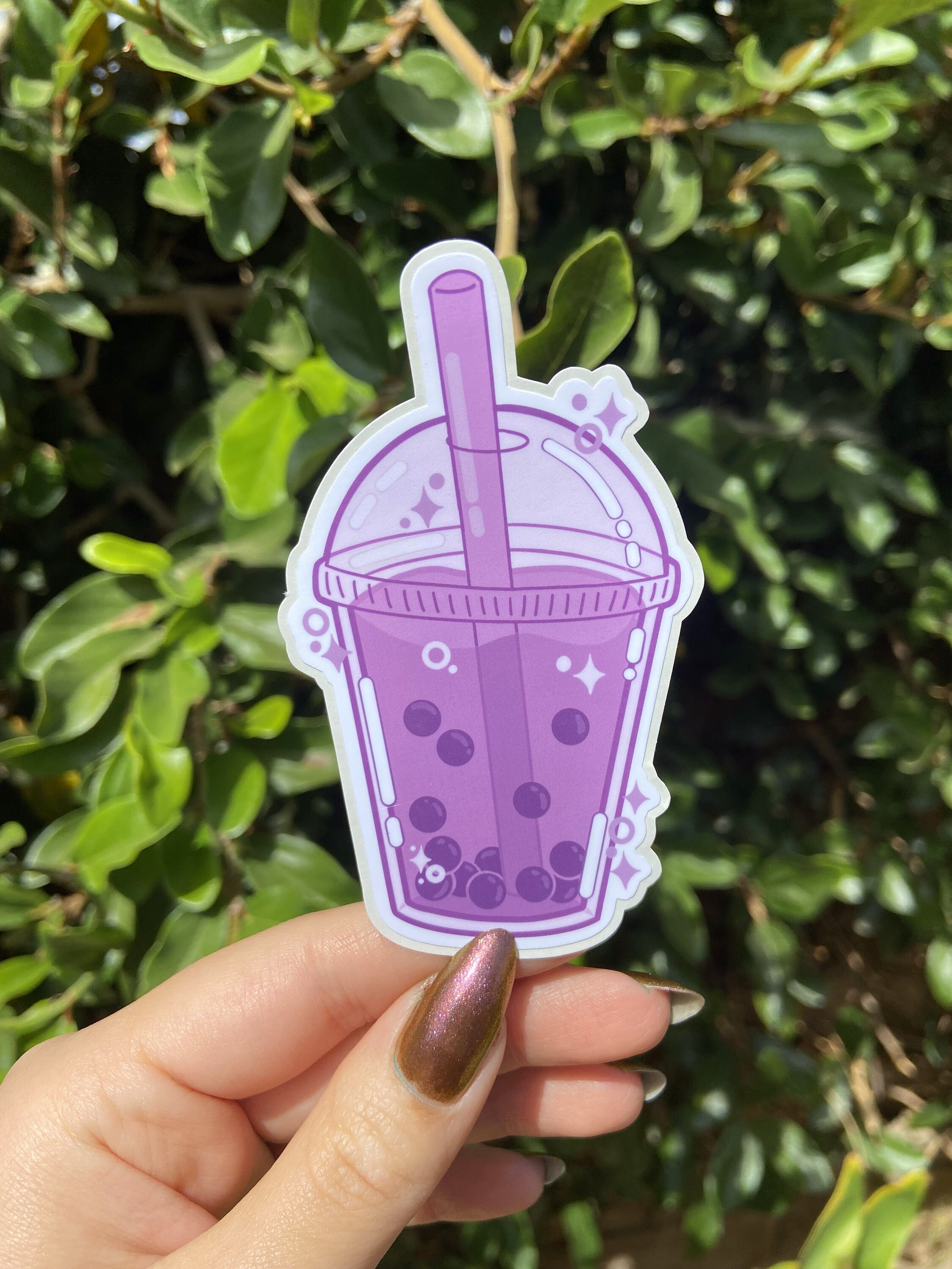 Magical Boba Tea Sticker Pack | Taro | Matcha | Thai | Brown Sugar Milk ...