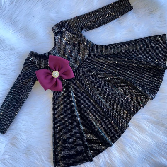 Baby black velvet clearance dress