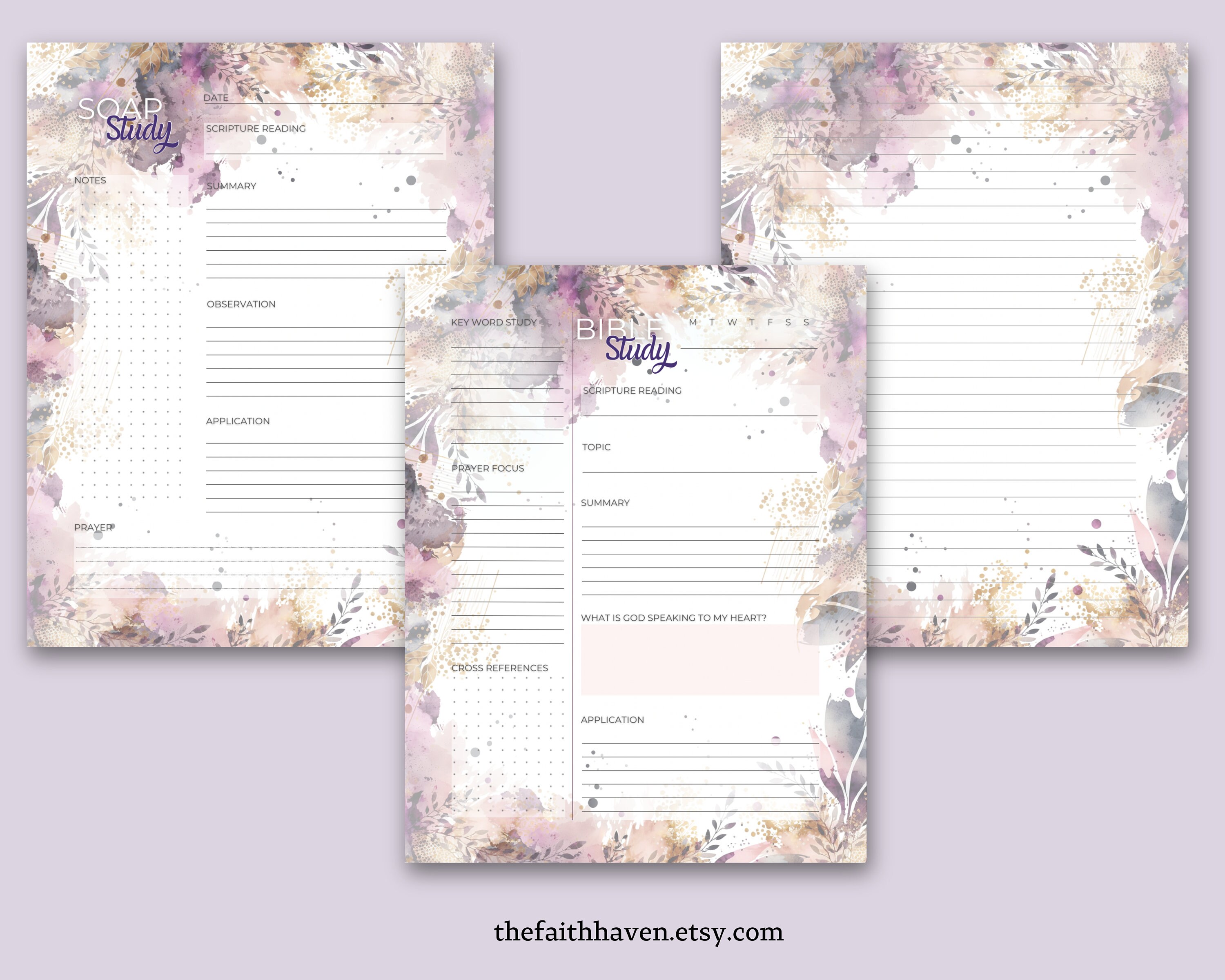 Soap Bible Study Bible Planner Printable Bible Study Christian