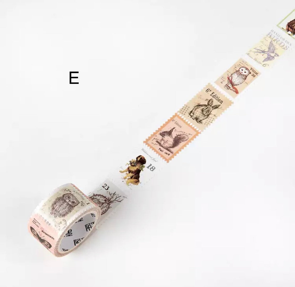 Stamp Tape Vintage Post Office Tape Arts and Crafts Etsy