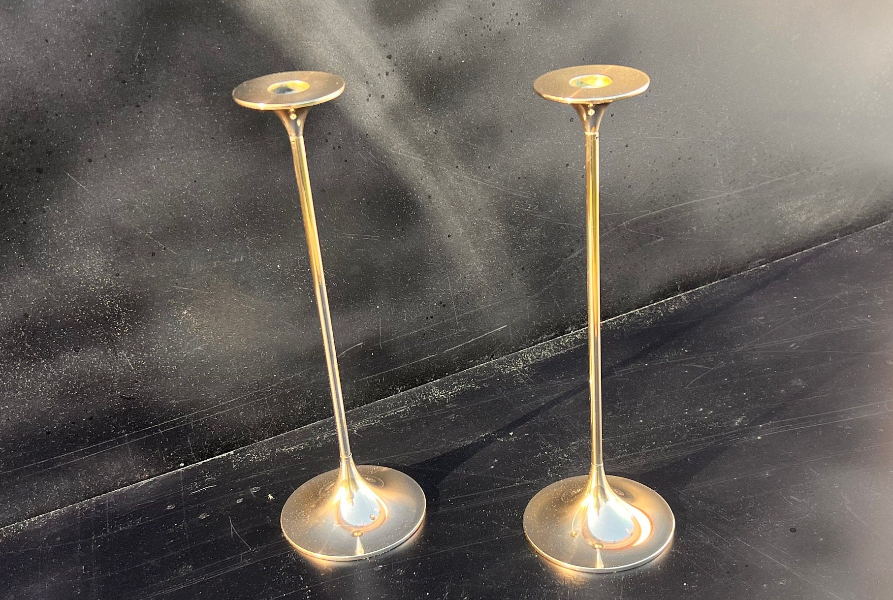 Torben Orskov ヘルベルト・クレンチェル Max Brüel Torben Ørskov Denmark Hi-fi Brass Candle Holder 70's - Etsy
