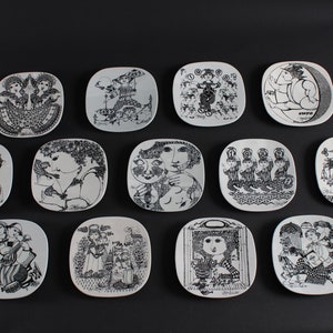 Bjørn Wiinblad Nymølle Annual Plate: Danish Mid-Century Wall Decor