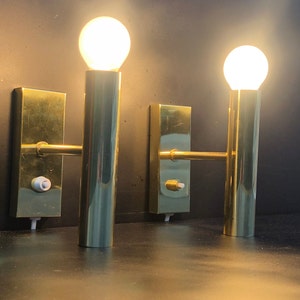 Jo Hammerborg for Fog & Mørup - A pair of brass wall lights scones - Denmark - 1960s