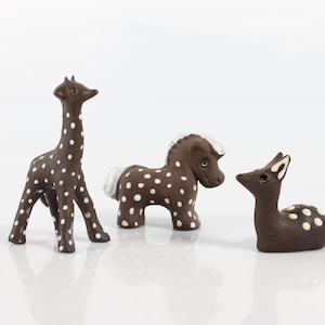 Hyllested Keramik - Stoneware Animal Figurines - Danish Design Mid Century Modern