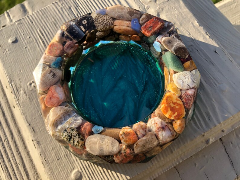 Lake Michigan Stone Ash Tray