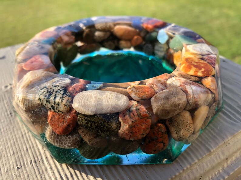 Lake Michigan Stone Ash Tray