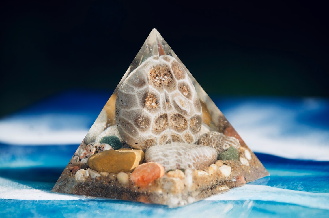 Lake Michigan Stone Pyramid Etsy