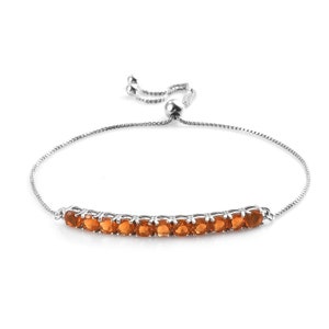 Mexican Fire Opal Bracelet, ,Opal Bolo Bracelet, Line Bracelet, Fire Opal Bracelet, Women Bracelet, Silver Bracelet