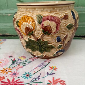 Vintage Plant Pot Indoor Planter Indian Tree Tony Woods Studio 82