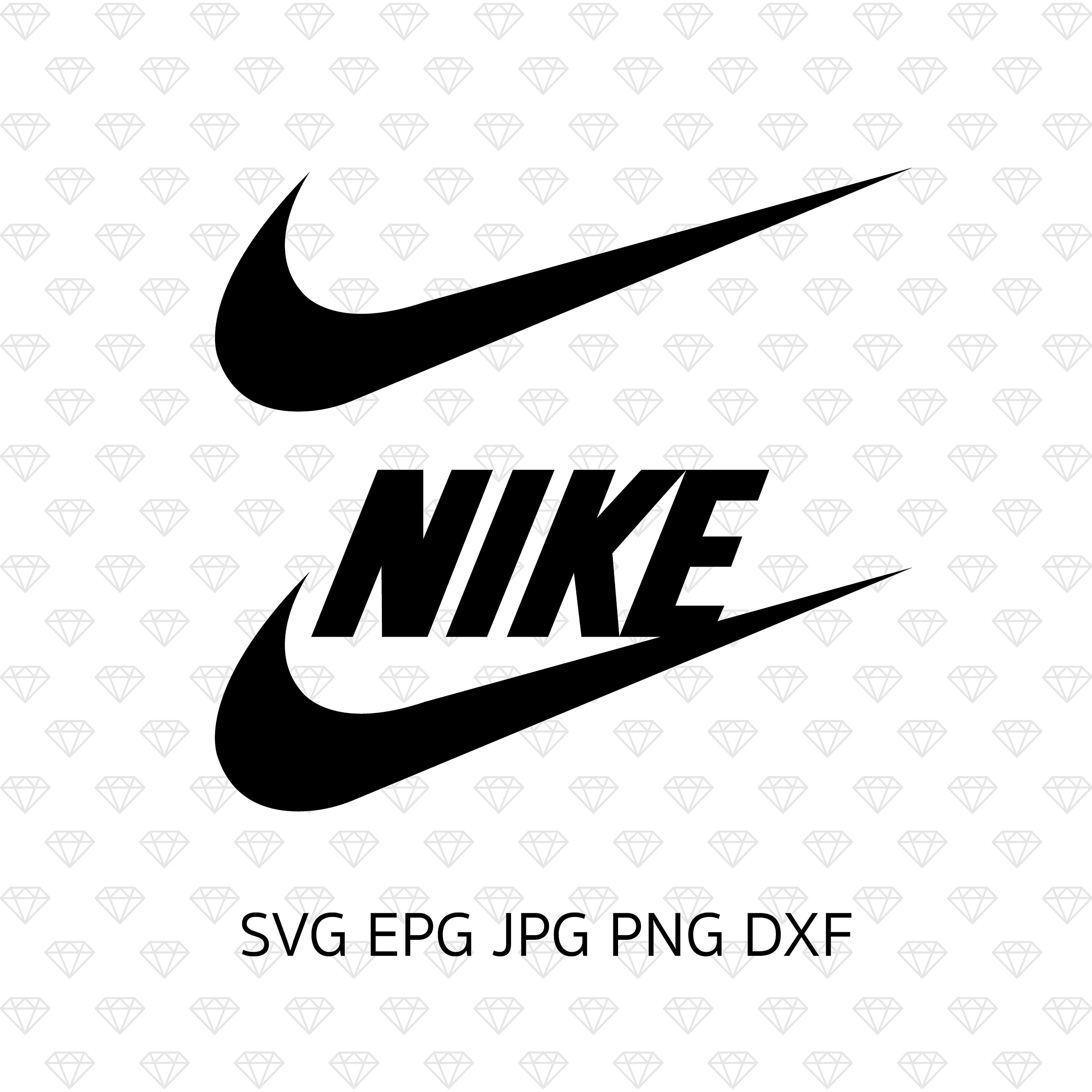 Nike Swoosh logo svg Nike Vector Nike Cutting File Nike | Etsy