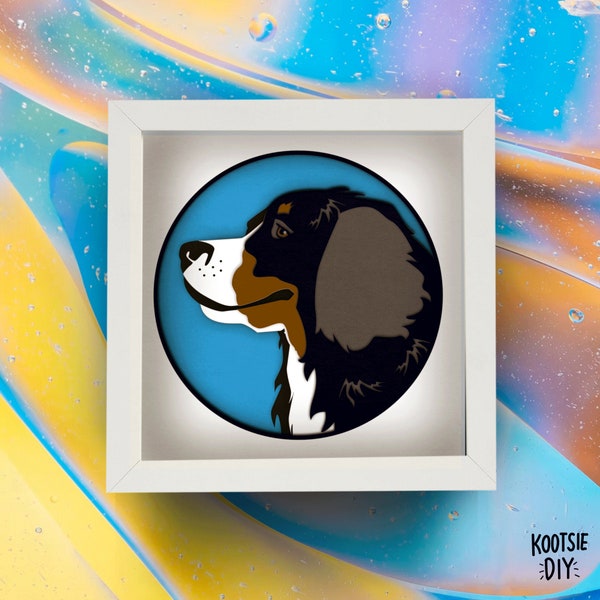 Bernese Mountain Dog Shadow Box SVG for Cricut, Silhouette, Puppy 3d layered Mandala, Dog papercut, Bernese SVG, Swiss Dog Lovers vector Bernese Mountain Dog Shadow Box SVG for Cricut, Silhouette, Puppy 3d layered Mandala, Dog papercut, Bernese SVG, Swiss Dog Lovers vector