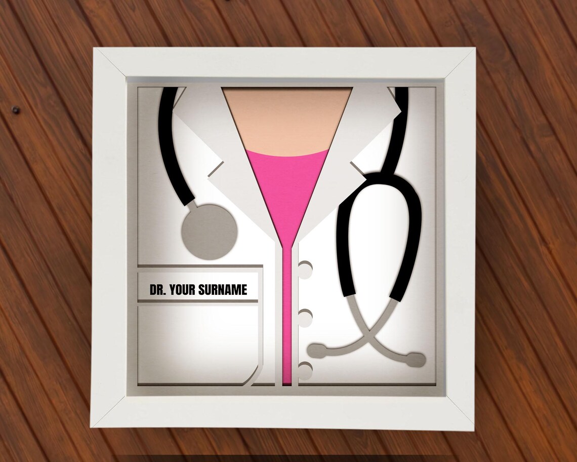 Medical Doctor B1T1 Bundle Shadow Box Svg for Cricut, Silhouette ...