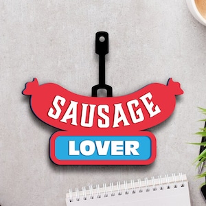 Wurst Liebhaber Shadow Box für Cricut, Silhouette, Kochen 3d Mandala, Wurst Papierschnitt, Chef 3D SVG