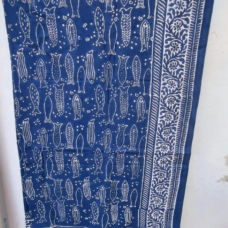 Decorative Dupatta Blue - Etsy