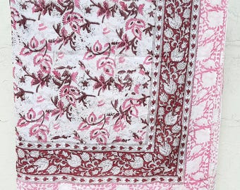 Hand Block Print Beach Wrap Cotton Sarongs Indian Scarf Lightweight Mal Cotton Pareo Scarves
