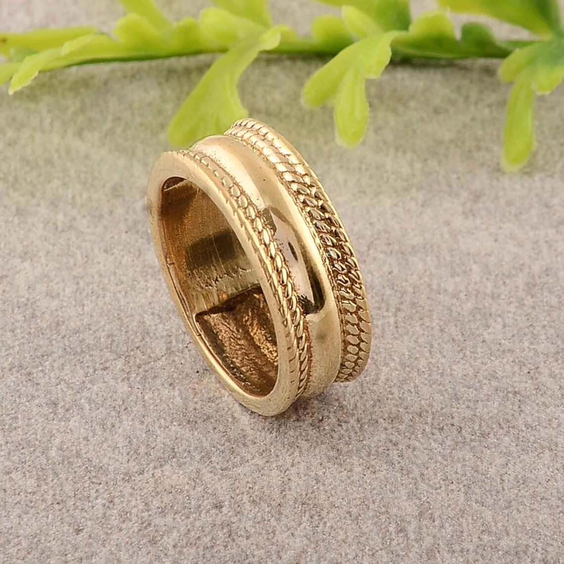 Simple Brass Ring For Women and Men Indian Traditional brass Etsy
