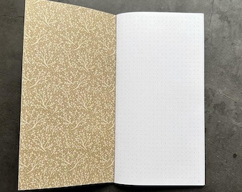 Traveler's Notebook refill • Regular/standard size • Dotted Numbered 5 mm grid booklet insert • Seconds – lower price! • bujo, journaling