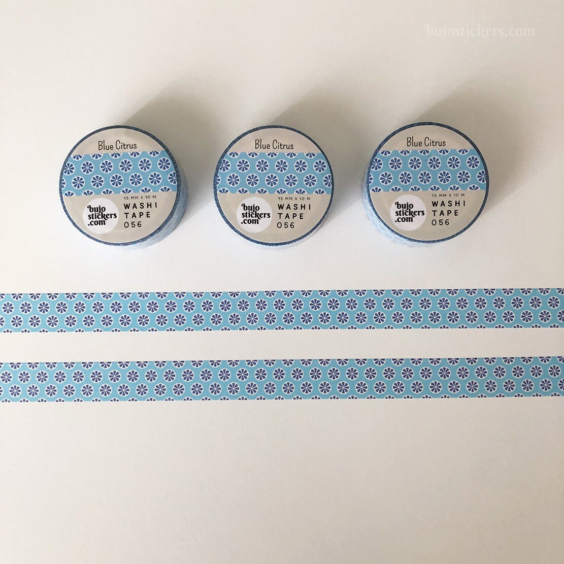Blue Washi Tape 15 - Custom Scene