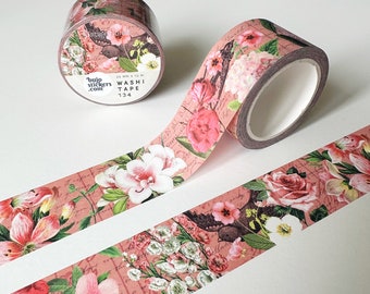 Nastro Decorativo Washi Tape Vintage – 15 Mm X 10 Metri, Senza Acidi, Riposizionabile, Per Scrapbooking E DIY