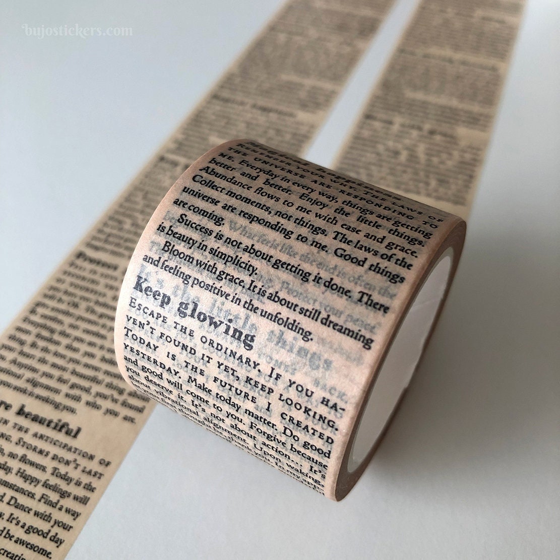 Vintage Washi Tape Samples Decorative Tape for Crafts Planner