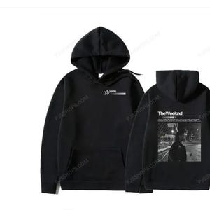 Singer The Weeknd Grafische Katoenen Hoodie met Capuchon Heren Dames Hip Hop Gedrukte Hoodie Herenkleding Gratis Verzending S-5XL