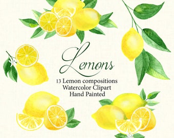 Lemon PNG Instant Download CA205 Lemon Lemon Digital Lemon Clip Art