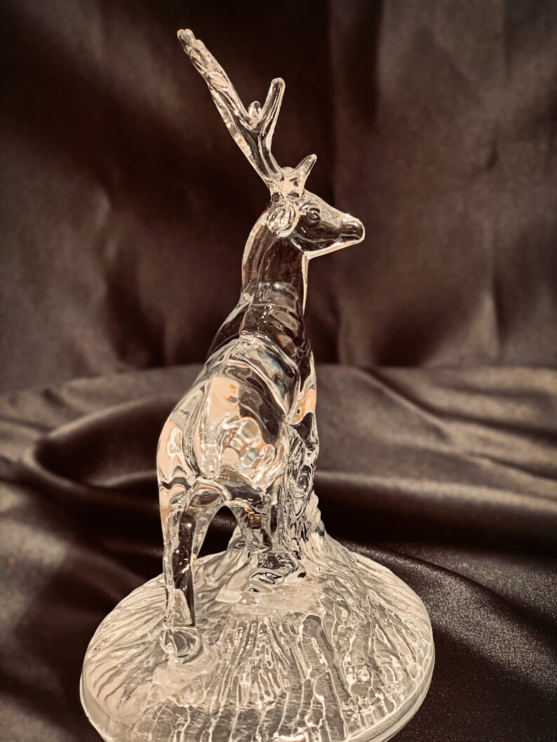 Vintage Crystal Deer FigureVintage Crystal Deer Figure Etsy