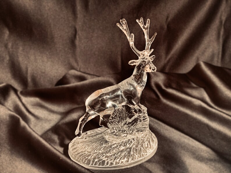 Vintage Crystal Deer FigureVintage Crystal Deer Figure Etsy