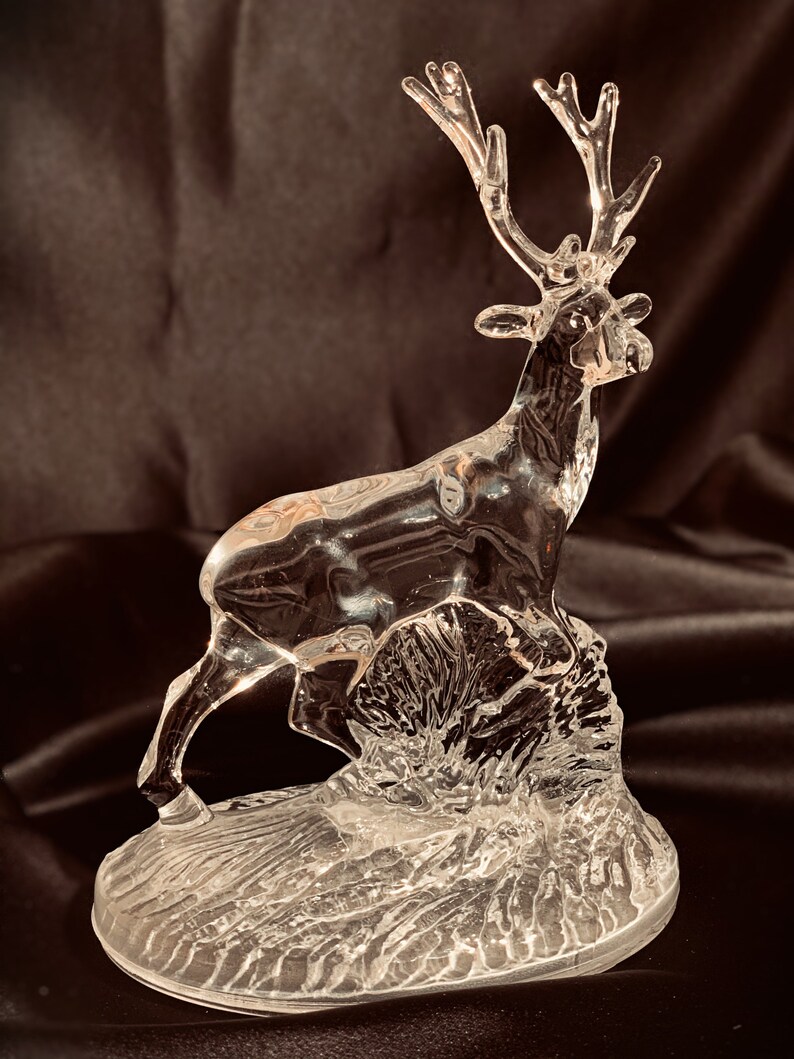 Vintage Crystal Deer FigureVintage Crystal Deer Figure Etsy