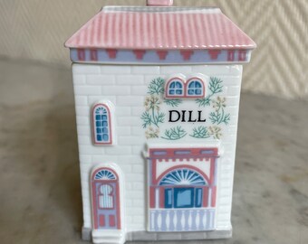 Barattolo di spezie Lenox village Dill collezione vintage