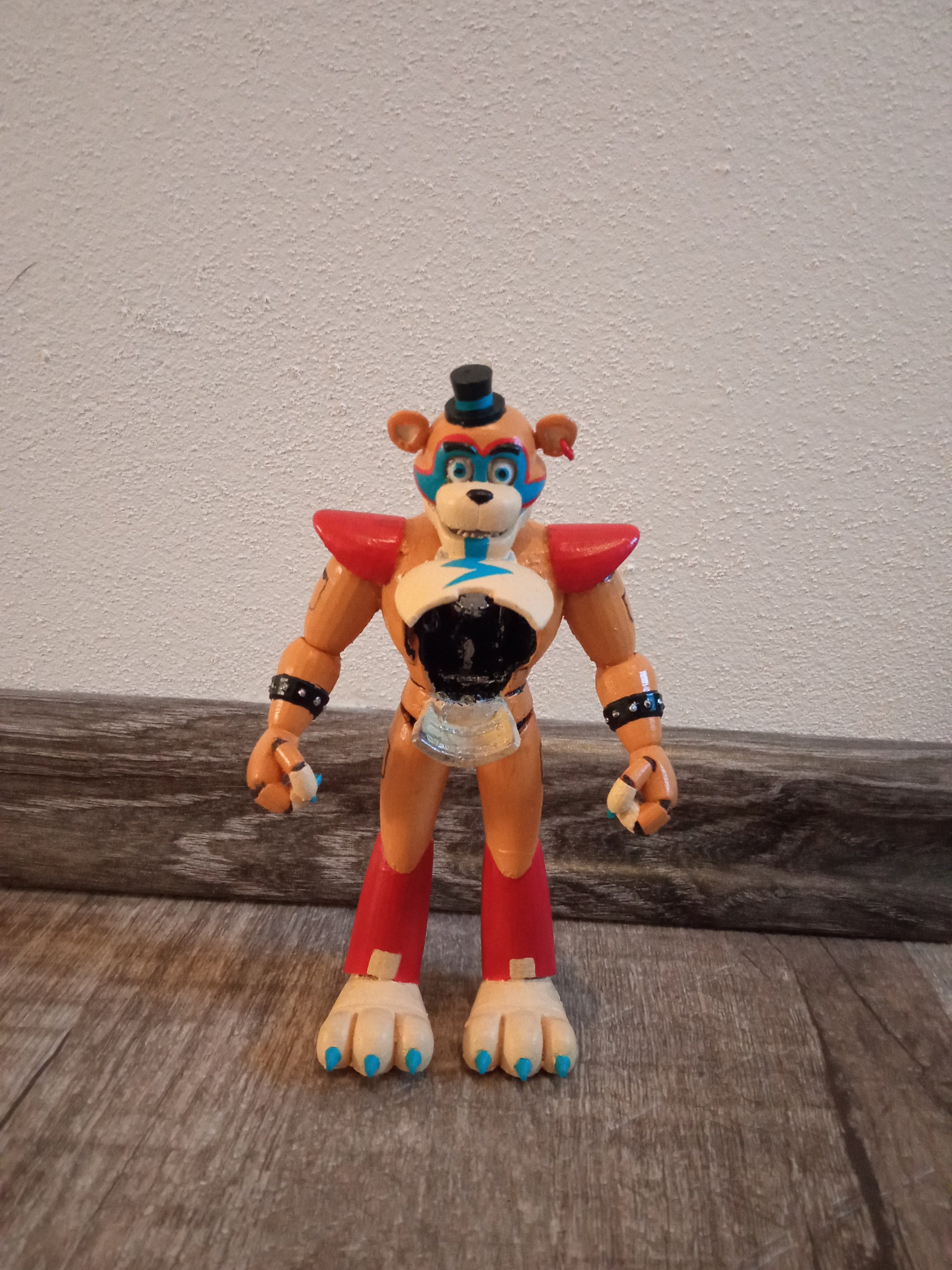 TOY FIGURE MEXICAN FIVE NIGHTS AT FREDDY 'ANIMATRONICS PIG PATCH 9