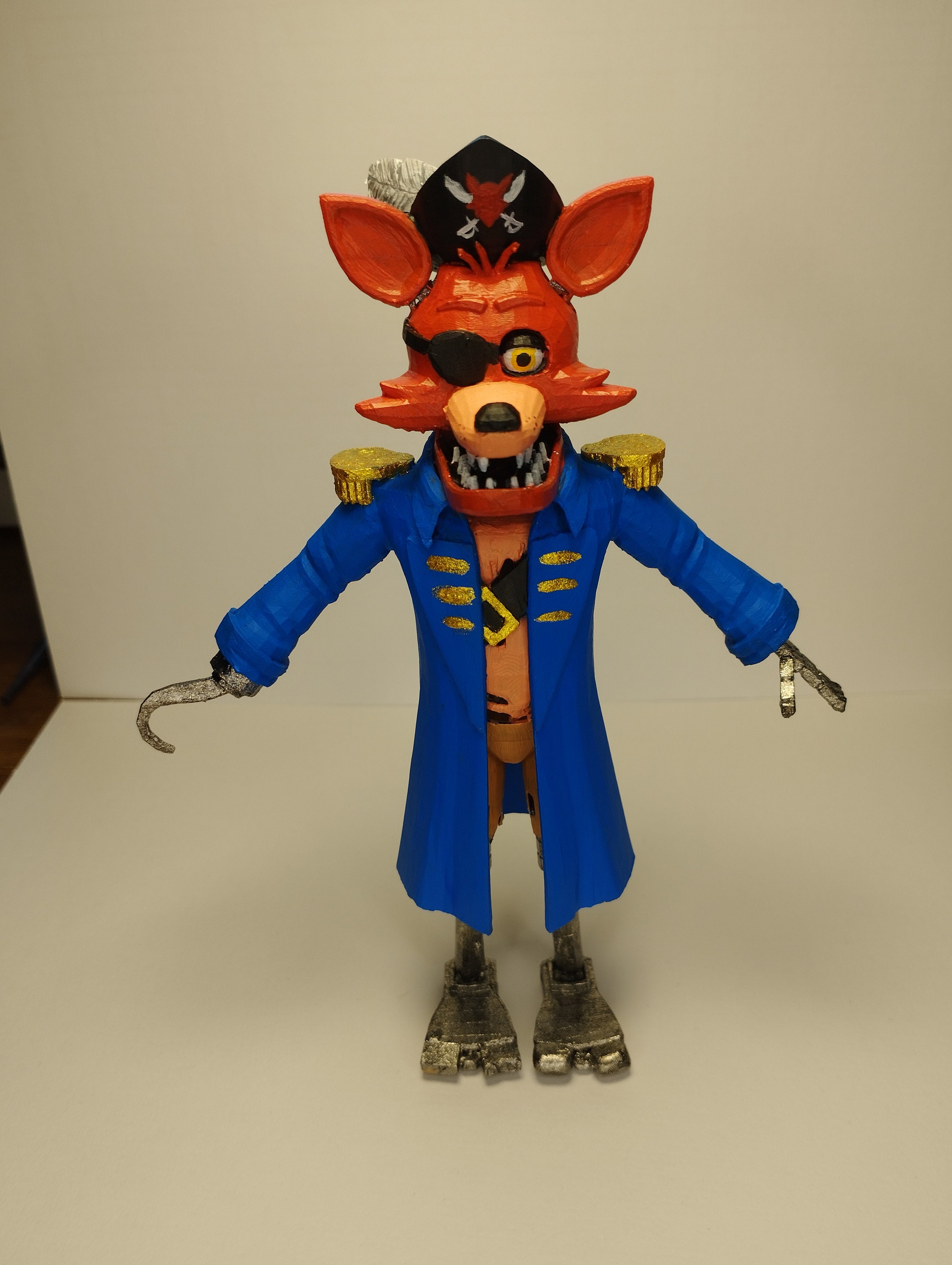 I (Sort of) fixed my Withered Foxy model's left ear : r/fivenightsatfreddys