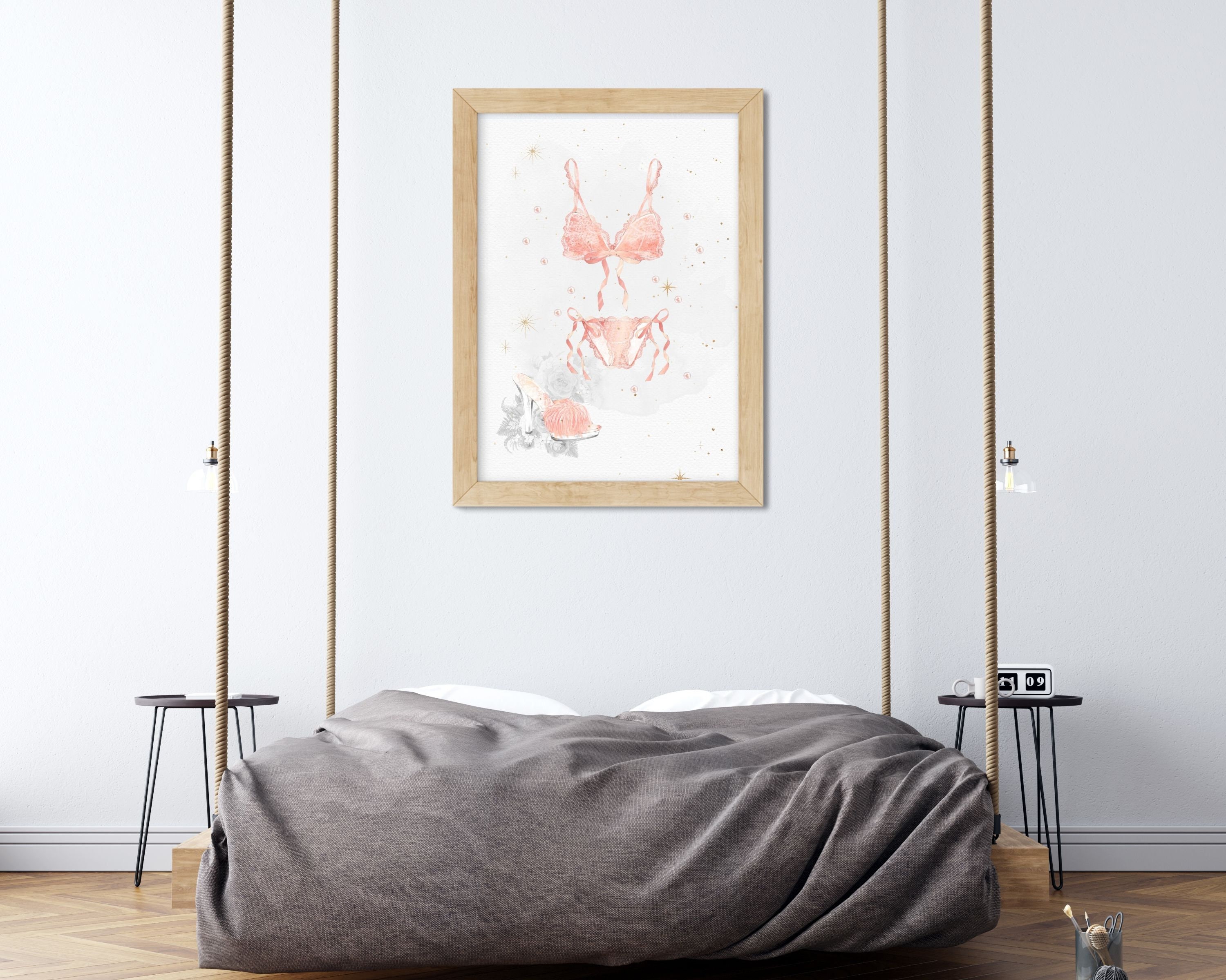 Lingerie Wall Art Sensual Lingerie Poster Lingerie Art | Etsy