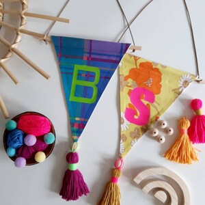 Bandera colgante de tela vintage / pared personalizada | Etsy