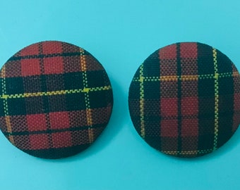 Clip earrings from the 80s