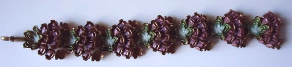 Vintage bracelet enameled 60s