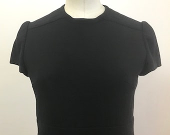 Vintage 60s dress Miss Torrente. Fg St Honore Paris (Courreges Style)