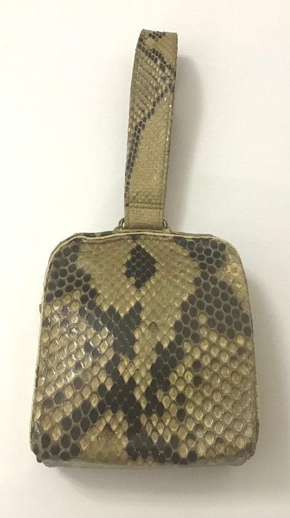 Vintage snakeskin bag 30s