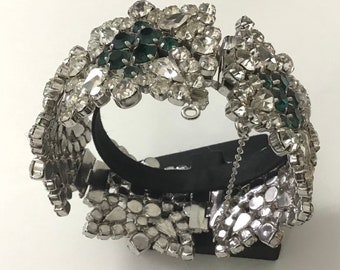 Vintage rhinestone bracelet 60s