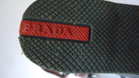 Vintage  Prada Schuhe Plateau Sandalen Prada - image 6