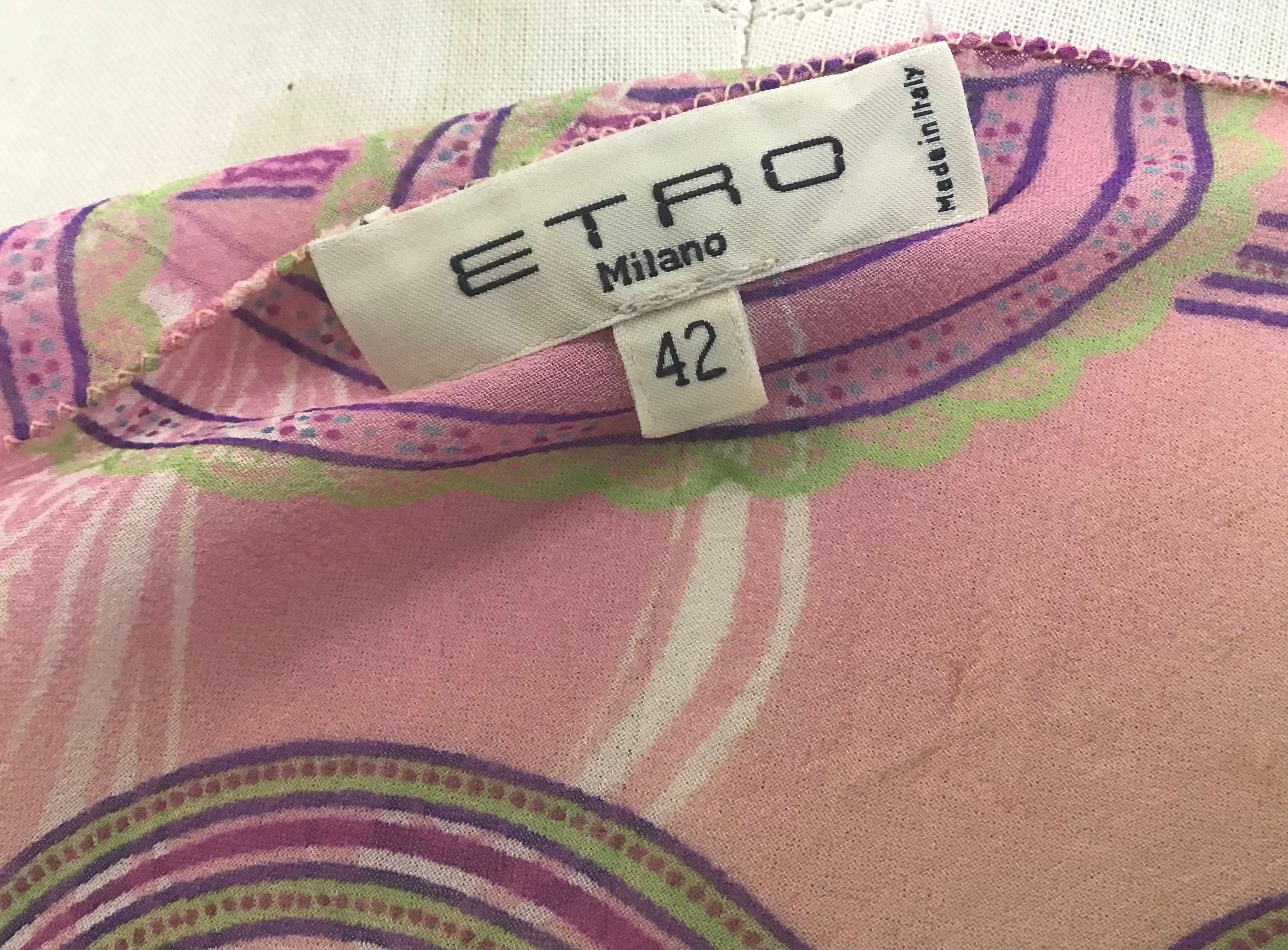 Etro Dress Vintage Size 38 Stunning - Etsy Etro Dress Vintage Size 38 Stunning - Etsy