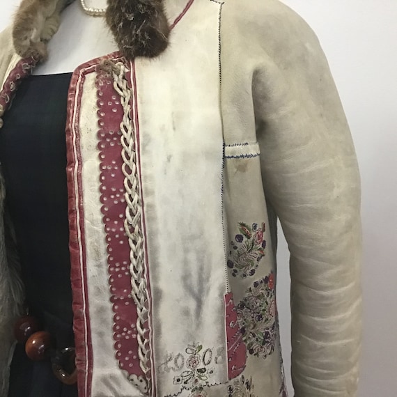 Vintage lambskin coat Hungarian