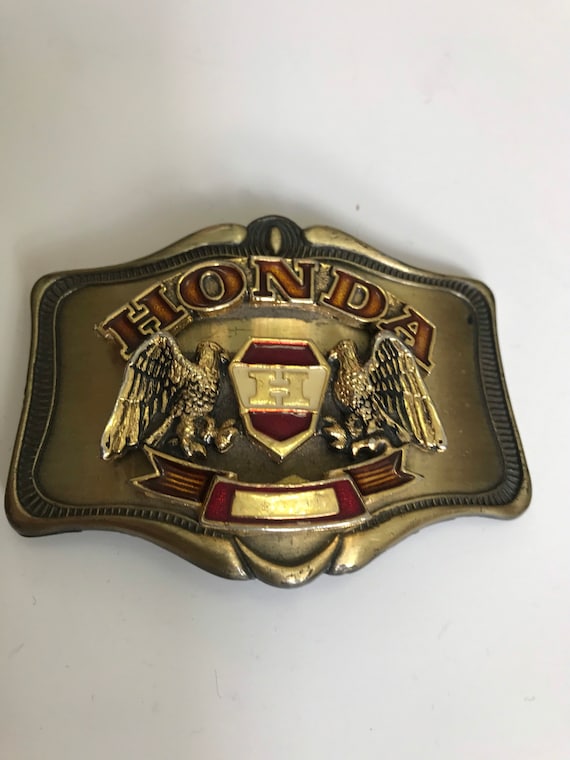 Vintage Belt Buckle Honda 70s